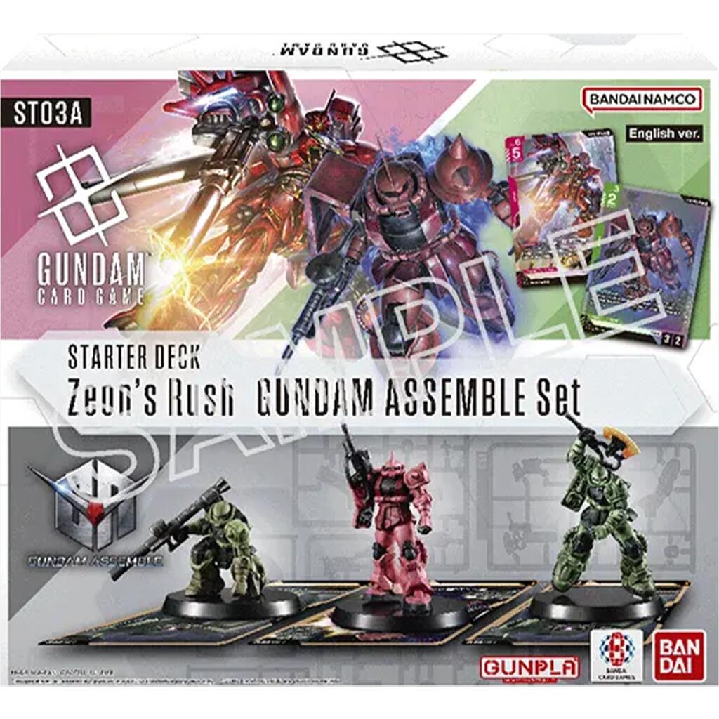 Starter Deck 03: Zeon's Rush - Gundam Assemble Starter Set [ST03 - 000]