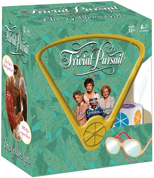 TRIVIAL PURSUIT: GOLDEN GIRLS board game, box displays the four main characters.