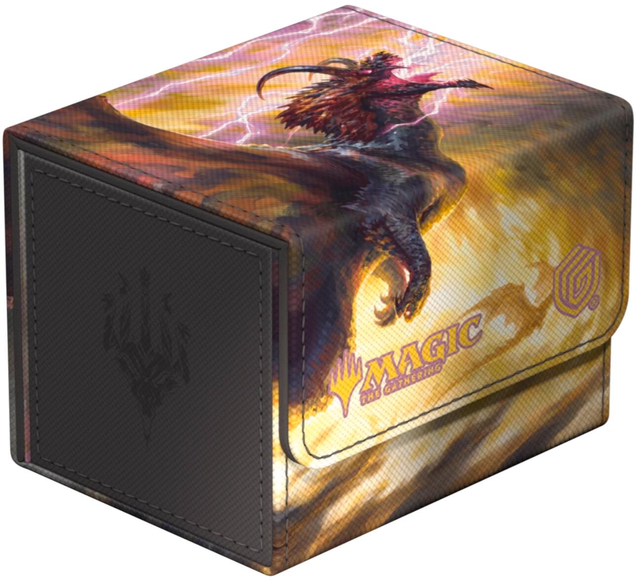 Magic: The Gathering Tarkir: Dragonstorm Sidewinder 100+ Xenoskin Deck Box - Ghostfire - Stormscale Scion