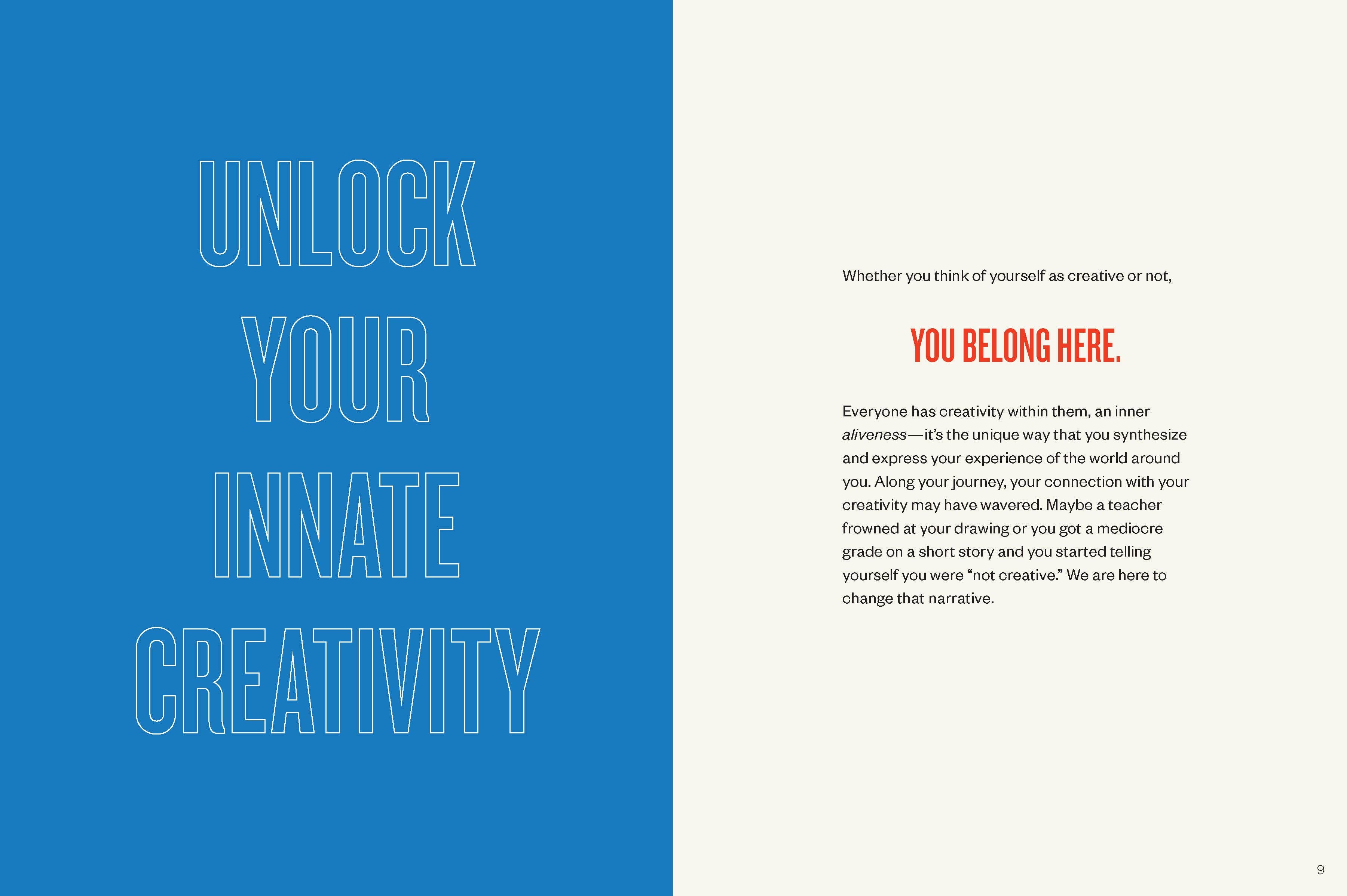 Daily Creative exercises and creative journal for personal creativity and global connection.