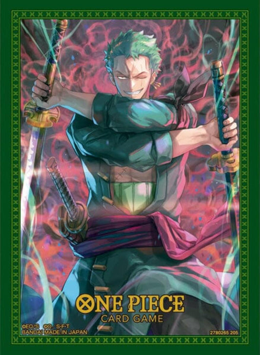 One Piece Card Game Official Sleeves: Assortment 11 - Roronoa Zoro (70-Pack)