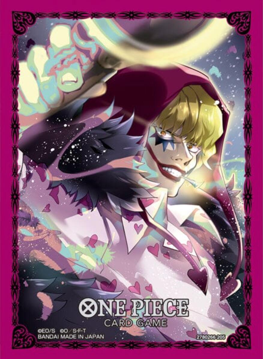 One Piece Card Game Official Sleeves: Assortment 11 - Donquixote Rosinante (70-Pack)
