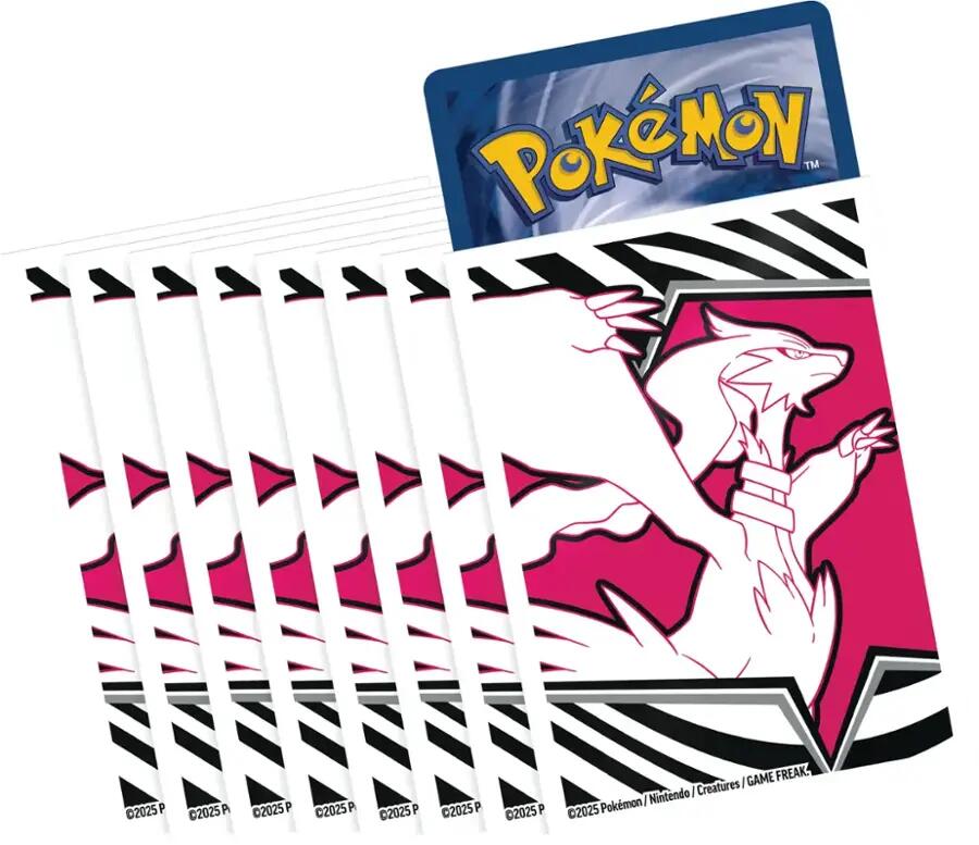 Pokemon TCG: White Flare Elite Trainer Box Card Sleeves - Reshiram  (65 Pack)