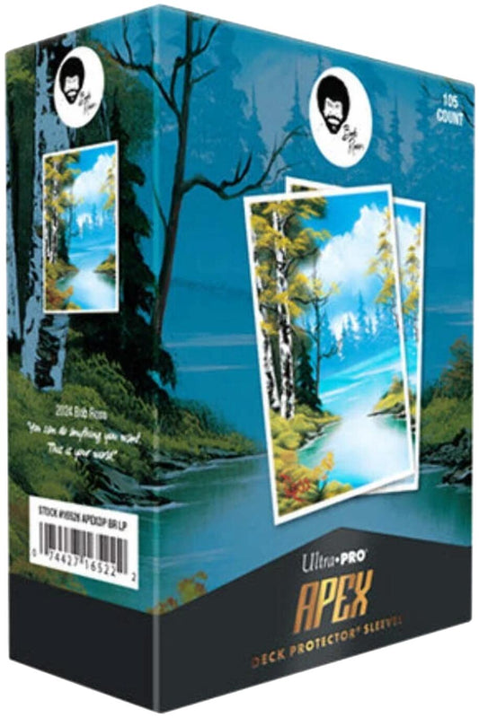 Bob Ross APEX Deck Protector Sleeves - Lakeside Path (105-pack)