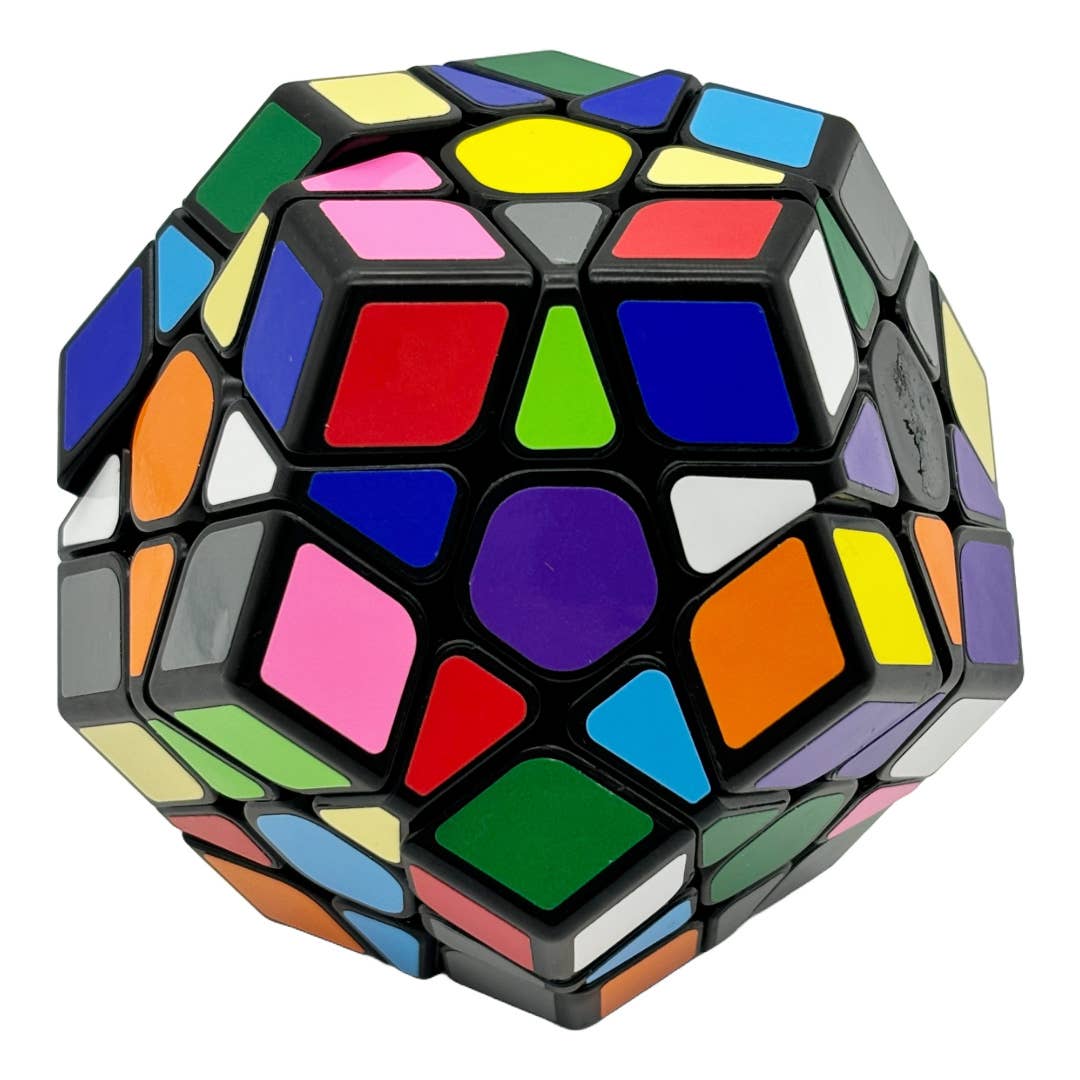 INVERSE Novalinx Puzzle, a colorful dodecahedron twisty puzzle.