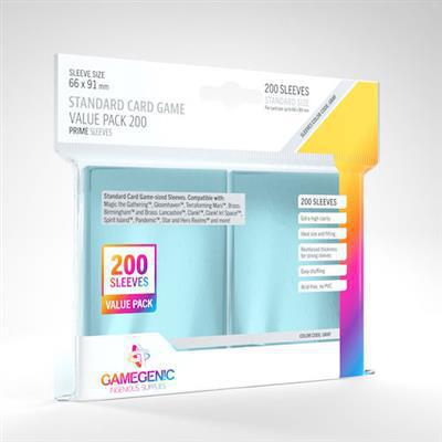 Gamegenic Standard Card Game Sleeves Gray