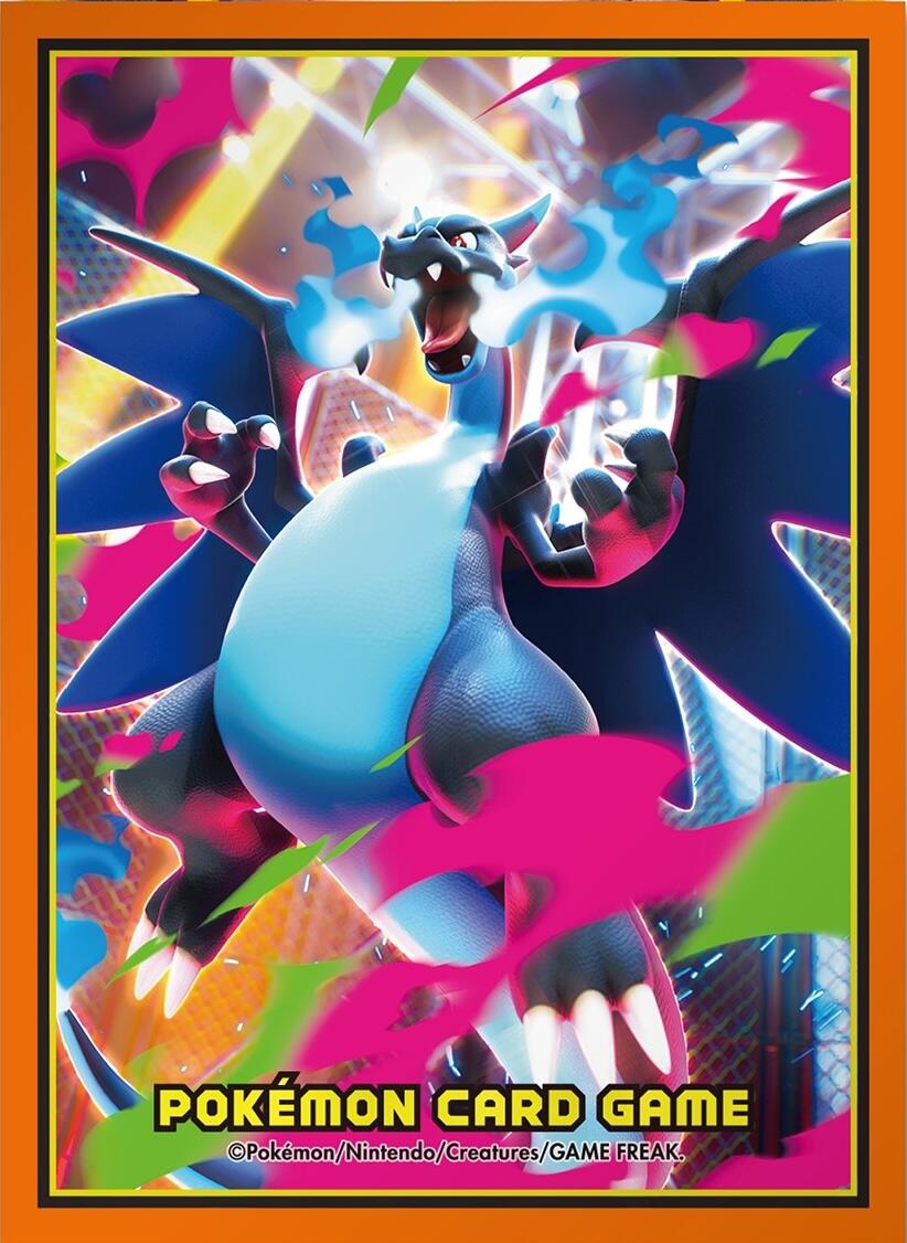 Pokemon TCG: Pokemon Center Japan Exclusive Card Sleeves - Mega Charizard X (64-Pack)