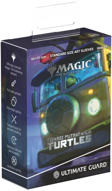 Magic: The Gathering: Teenage Mutant Ninja Turtles Art Sleeves - Turtle Van (100-Pack)