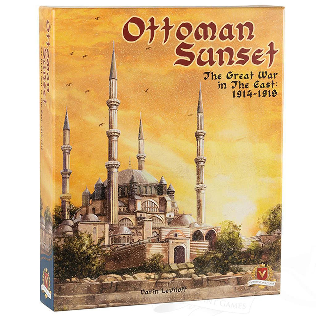 Box for Ottoman Sunset 3rd Edition WWI board game.