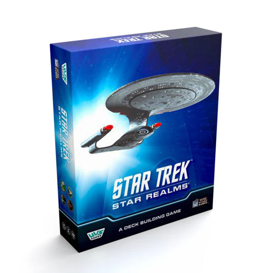 Star Trek Star Realms: Core Set box featuring the USS Enterprise.