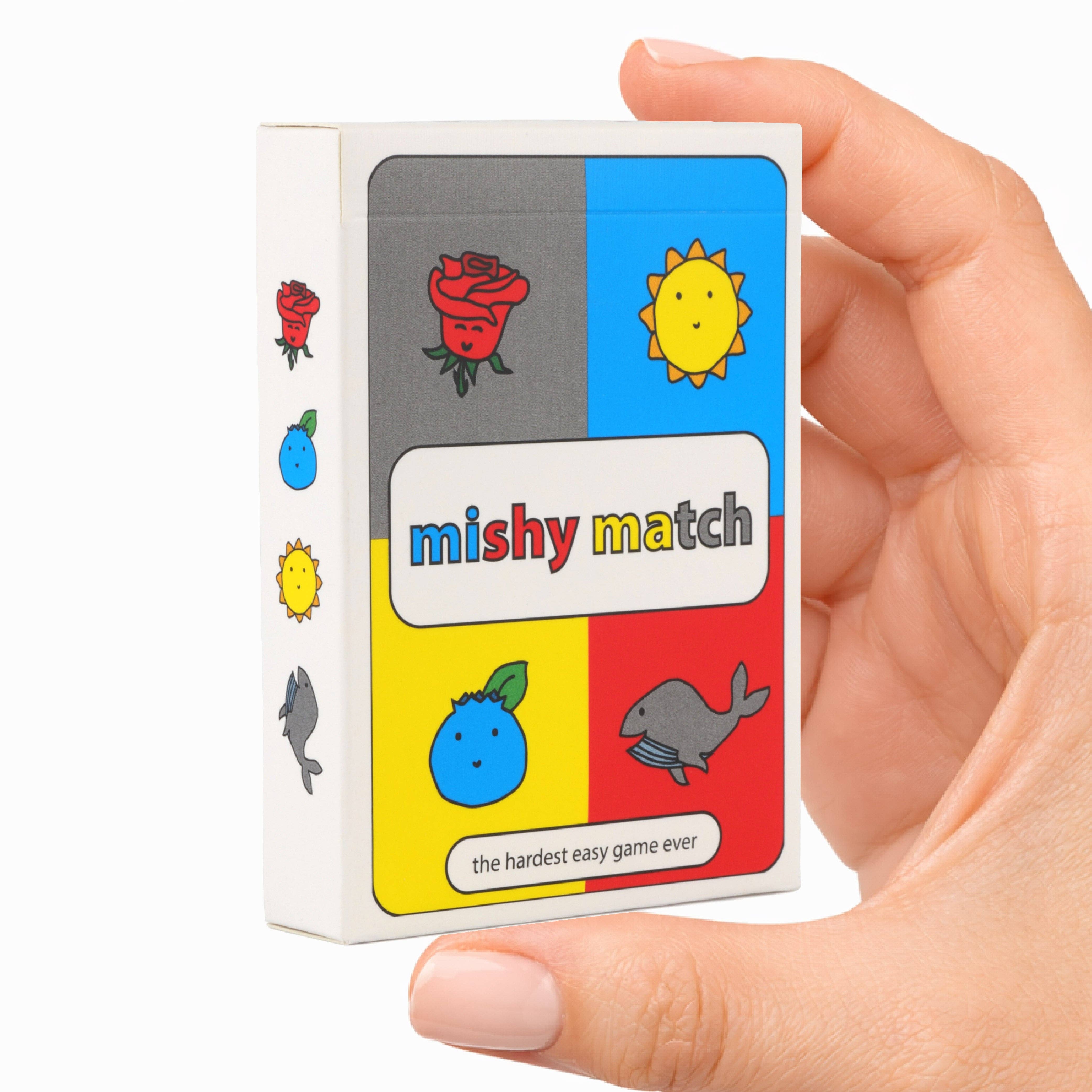Mishy Match brain game deck box.