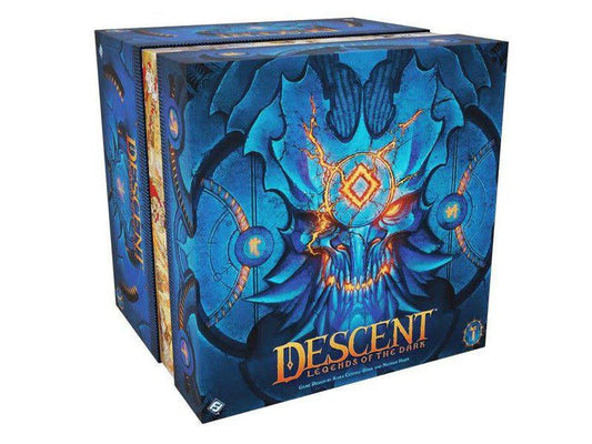 Descent: Legends of the Dark (Act 1) app-driven board game featuring a blue fiery cracked skull on the cover.
