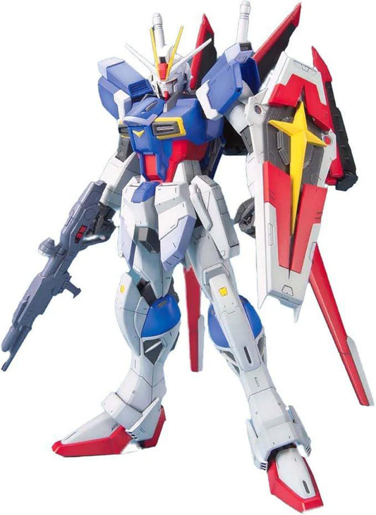 Force Impulse Gundam Seed Destiny 1/100 model with shield and gun.