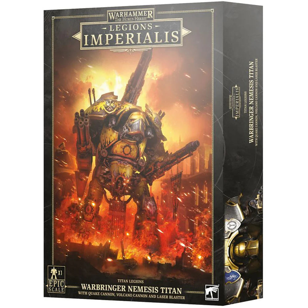 Warbringer Nemesis Titan with Quake Cannon box by Games Workshop.