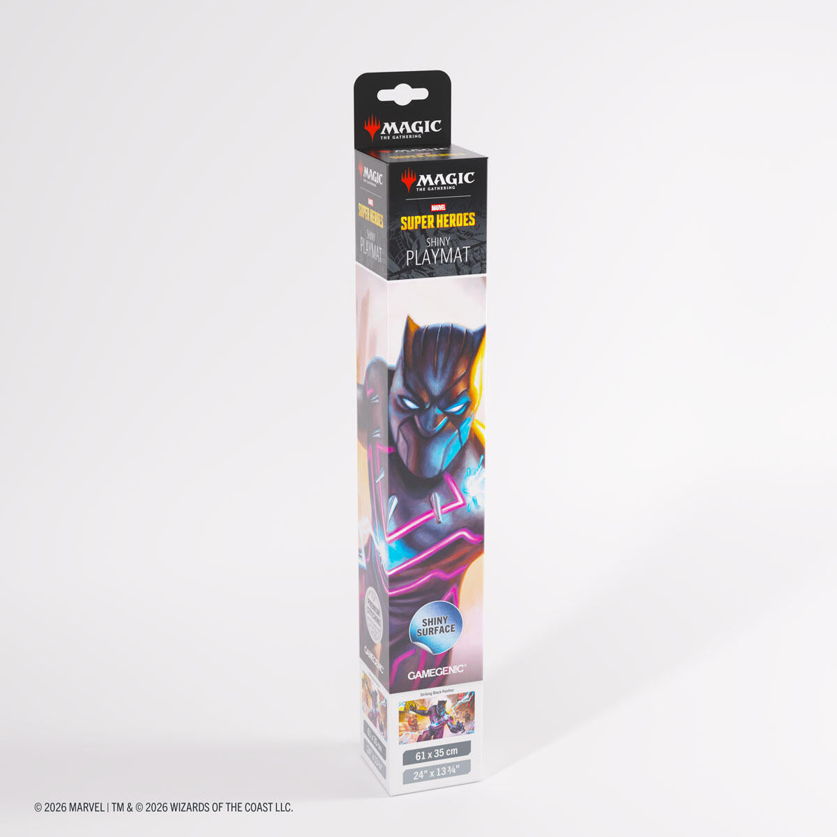 Magic: The Gathering Marvel Superheroes Shiny Playmat - Striking Black Panther