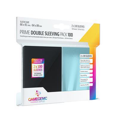 Prime Double Sleeving Pack (66 x 91 mm, 64 x 89 mm)