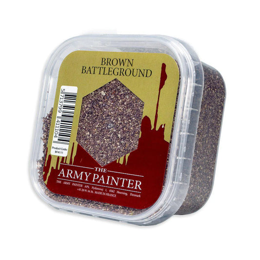 Army Painter Battlefield Basing Brown Battleground brown sand for miniature and diorama bases.