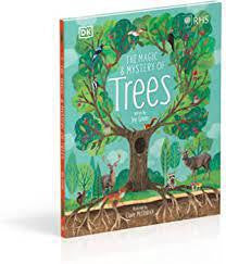The Magic & Mystery of Trees children’s book with an illustrated tree and animals on the cover.