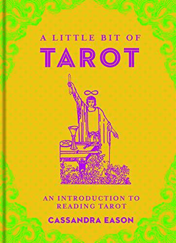 Book cover for A Little Bit of Tarot featuring a magician tarot card illustration.