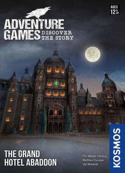 Adventure Games: The Grand Hotel Abaddon co-op game box.