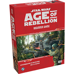 Star Wars Age of Rebellion - Beginner Game, red box edition.