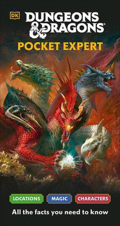 Dungeon & Dragon Pocket Extra cover featuring a five-headed dragon and text about locations, magic, and D&D facts.