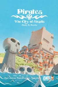 Pirates The City of Skulls game featuring a seaside city with skull towers.