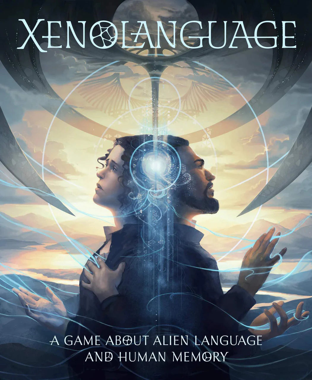 Xenolanguage board game about alien language and human memory.