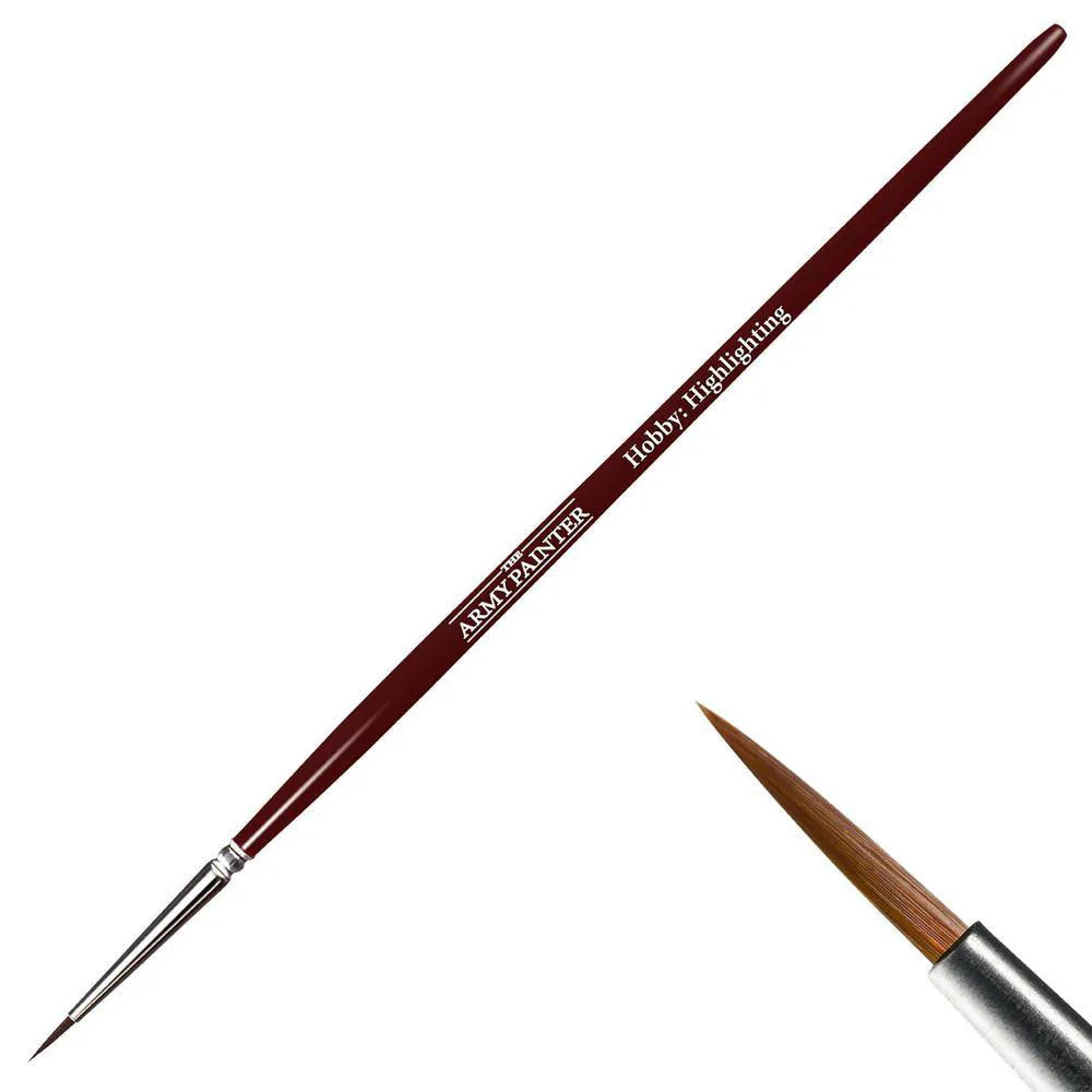 The Army Painter Hobby Brush - Highlighting with fine tip and taklon bristles for detailed highlights.