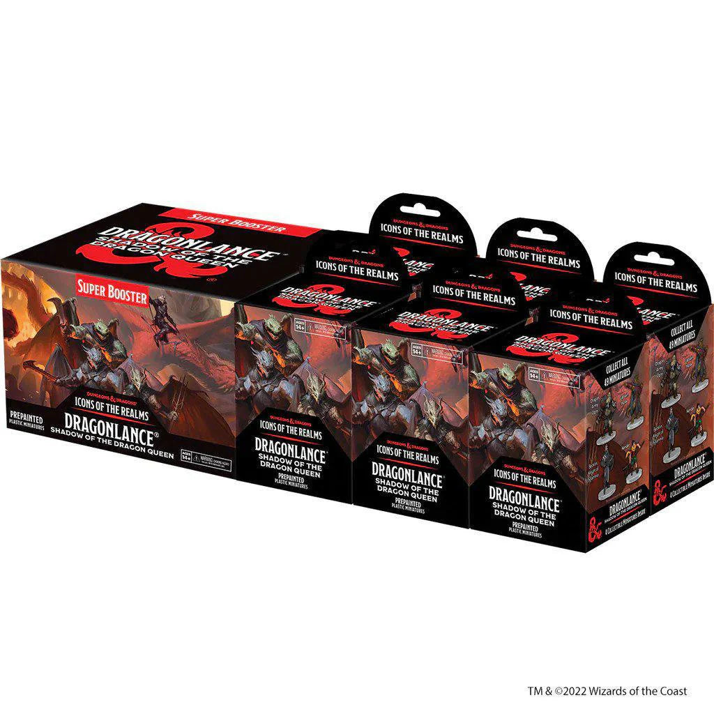 D&D Icons of the Realms Set 25 Dragonlance Miniature Booster Brick display box.