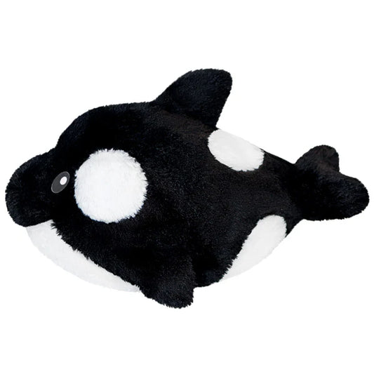 Orca II Squishable plush with large round eyes and a soft, fuzzy texture.