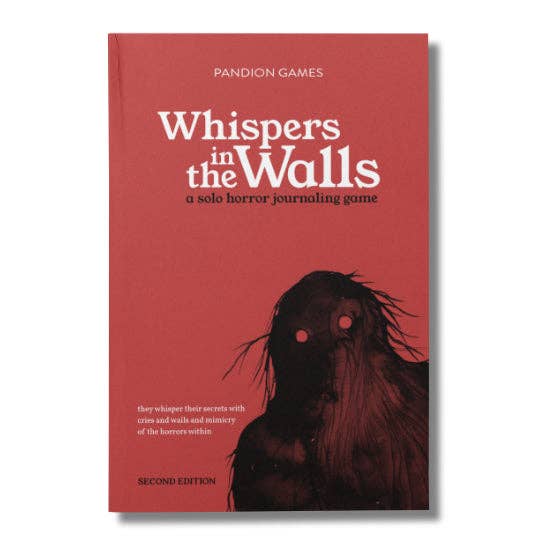 Whispers in the Walls 2e horror solo journaling RPG about investigating secrets as a private detective.