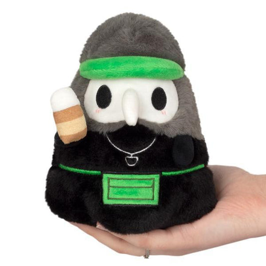Plush Alter Ego Plague Doctor Barista toy in black and green.
