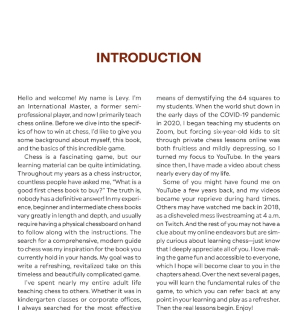 How to Win At Chess intro featuring Levy Rozman teaching chess basics and beginner strategies.
