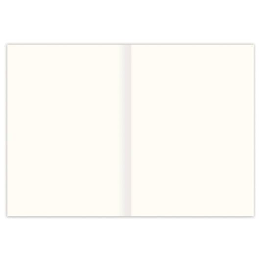 Open My Dear Friend Hedgehog Friendship Card with two blank white pages and a faint center crease, made in the USA.