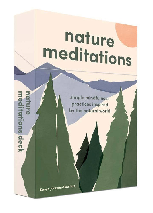 Nature Meditations Deck box, created by Kenya Jackson-Saulters.