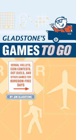 Gladstones Games to Go book cover featuring portable travel games.