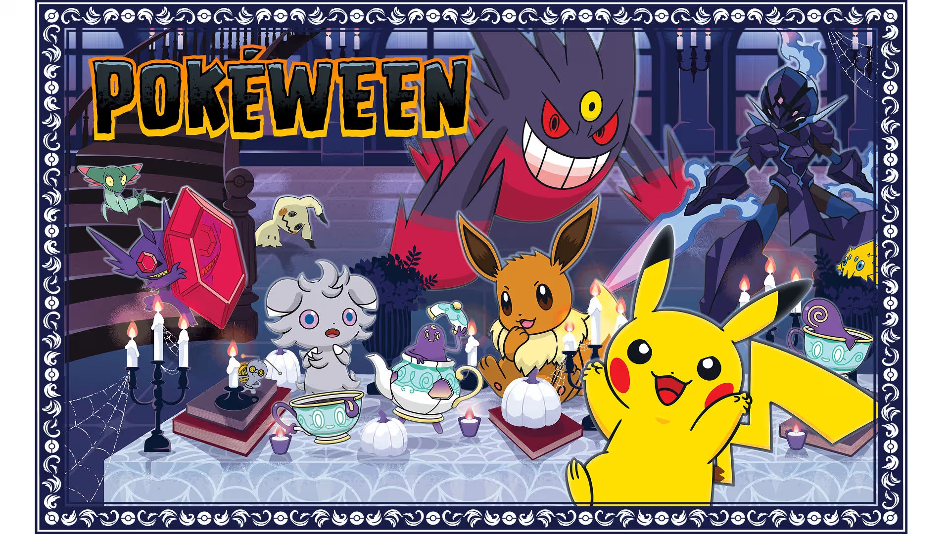 Pokémon Halloween event ticket table at Gamelandia, October 31.