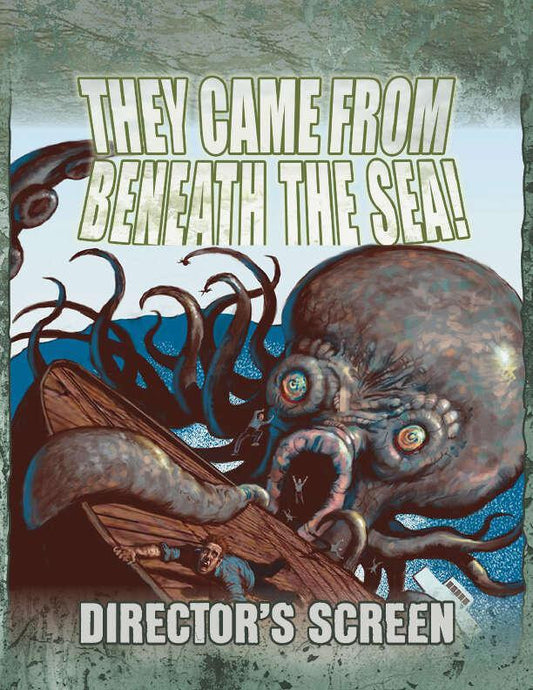 They Came from Beneath the Sea Directors (GM) Screen featuring a giant octopus attacking a boat.