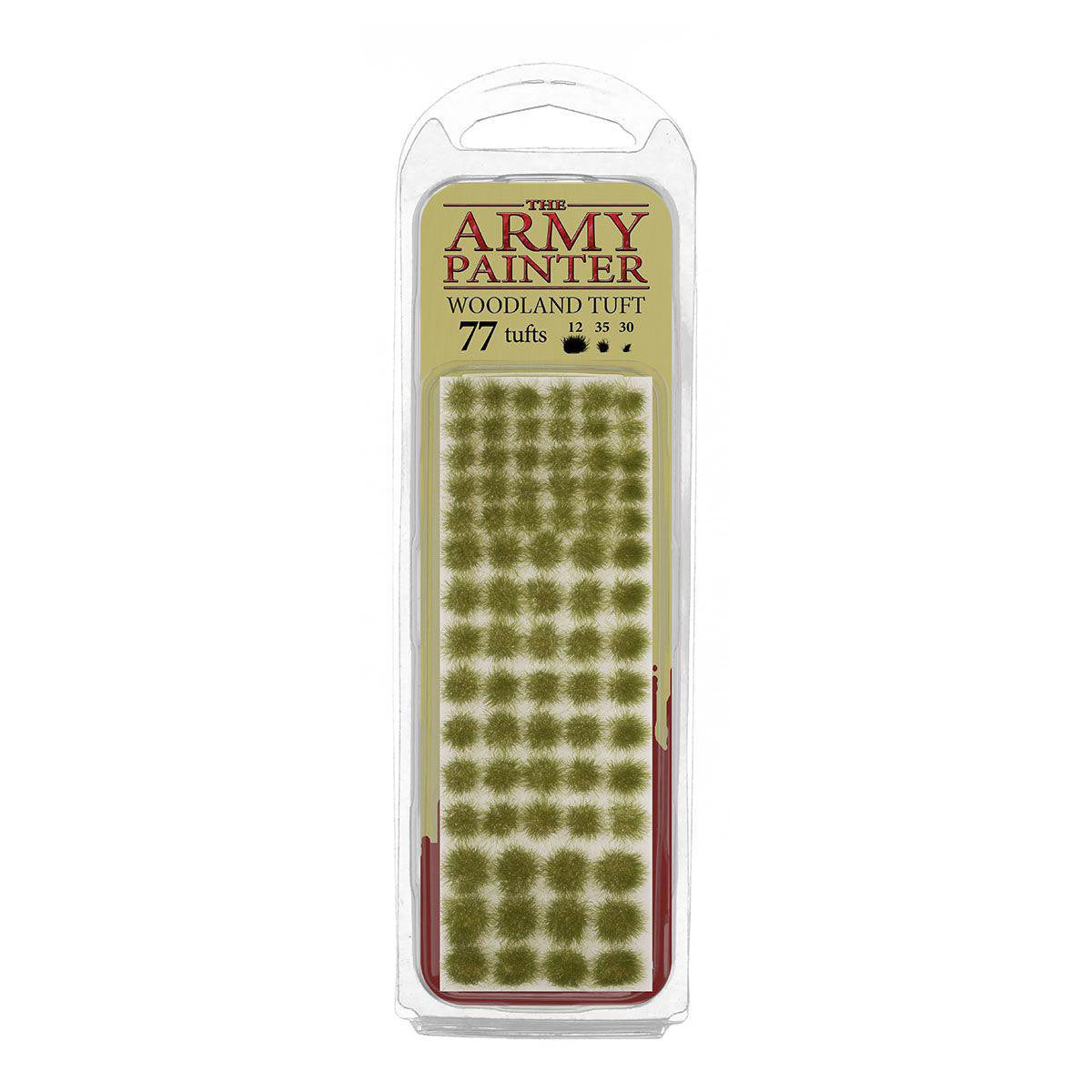 Army Painter Woodland Tuft, pack of 77 grass tufts for miniature bases and diorama scenery.