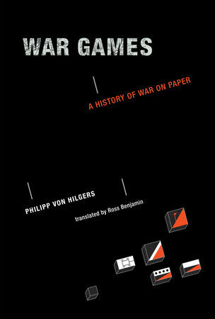 War Games: A History of War on Paper book cover with red, white, and gray geometric shapes.