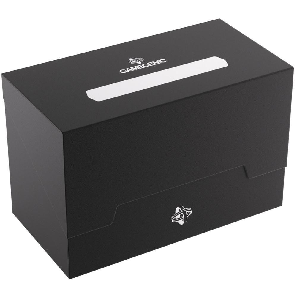 Gamegenic Holder Cave black card box with white label slot and small spaceship icon on the front.