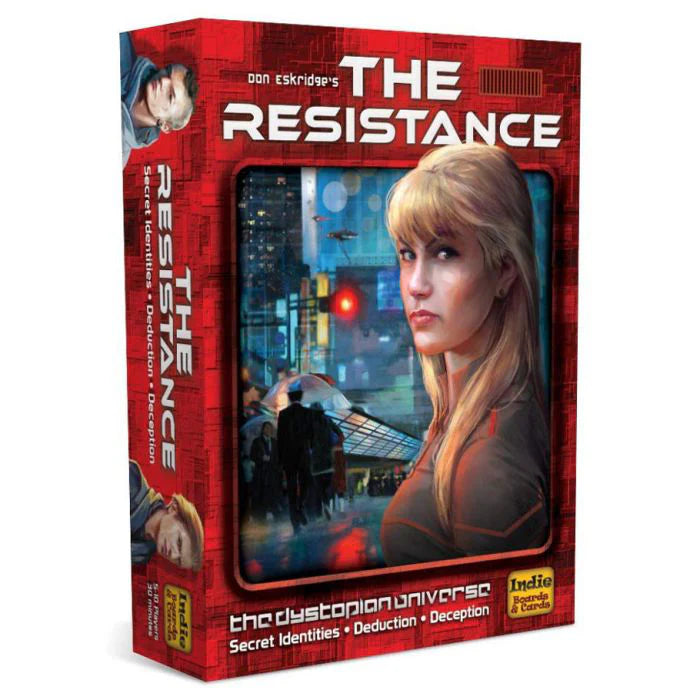 The Resistance 3rd Edition board game box.