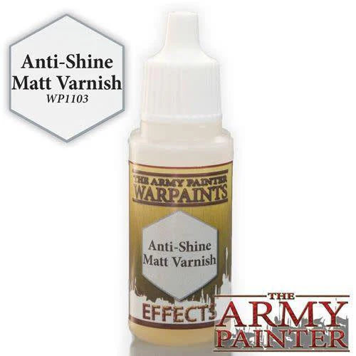 Warpaints Varnish Anti-Shine 18ml (WP1103) non-toxic matte bottle on a white background.