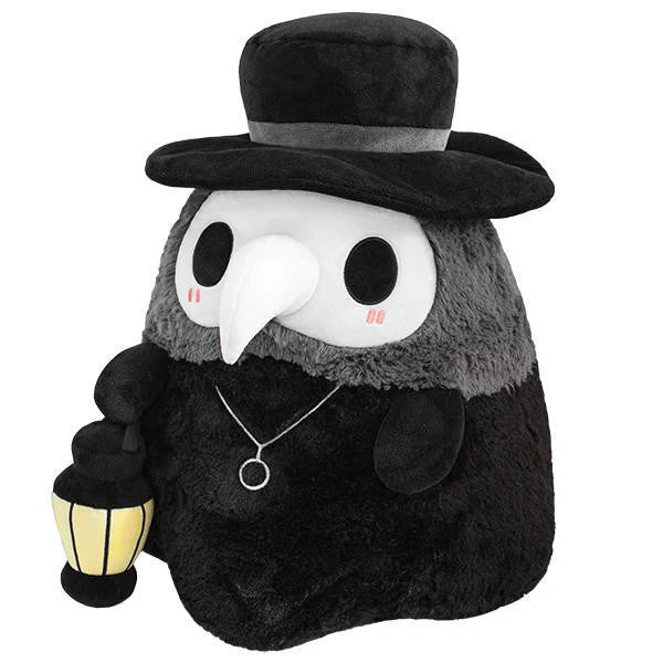 The Plague Doctor 18 Squishable plush with medieval costume, beak mask, hat, and lantern.