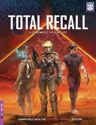 Everyday Heroes - Total Recall product featuring three characters with a red Martian landscape and title text.