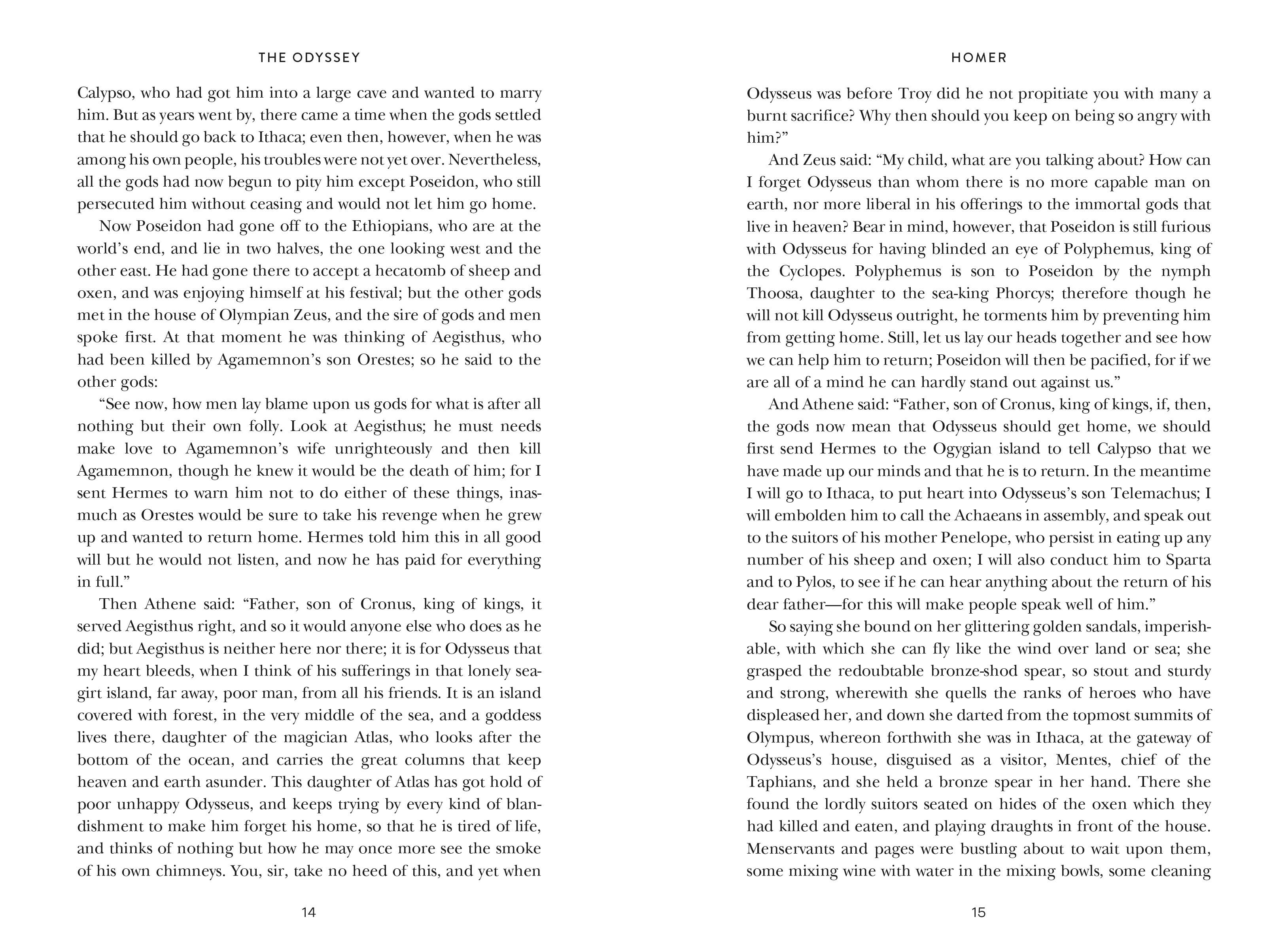 The Odyssey by Homer, Signature Clothbound Edition hardcover.