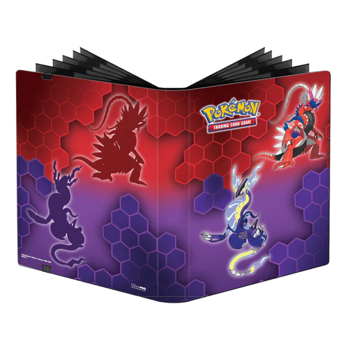 Binder PRO Pokemon Kor and Mir 9-pocket card storage binder featuring Koraidon and Miraidon cover design.