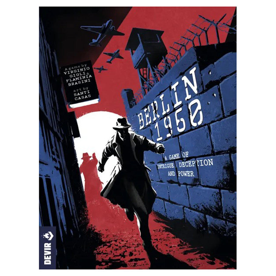 Berlin 1960: Cold War board game featuring hidden roles and tense action, set at the Berlin Wall.
