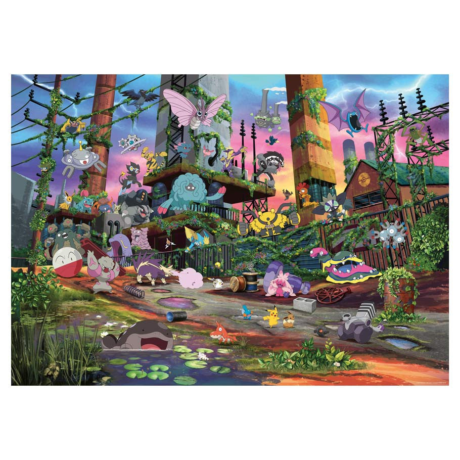 1000-piece Ravensburger Pokémon Breakout puzzle featuring Jolteon and other Pokémon.